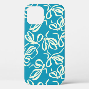 Bow pattern, Seamless texture. For fashion prints iPhone 12 Case