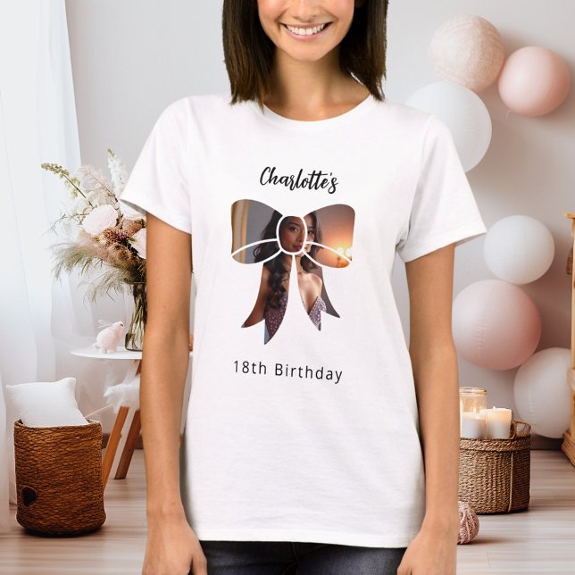 Bow photo Birthday T-Shirt (Creator Uploaded)