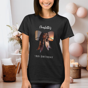 Bow photo Birthday T-Shirt