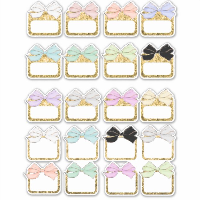 Bow Planner Stickers (Front)