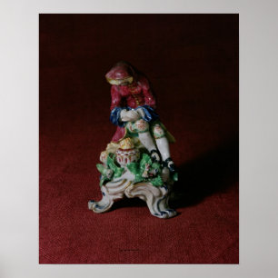 Bow porcelain figure of Winter, c.1760-63 Poster