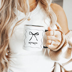 Bow Ribbon Mama Mother's Day Mug Gift For Mum