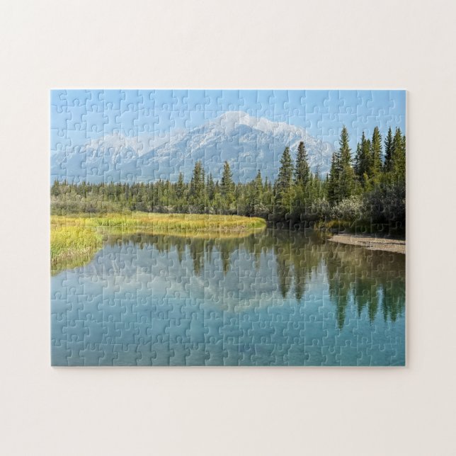 Bow River in Canmore Canada Jigsaw Puzzle (Horizontal)