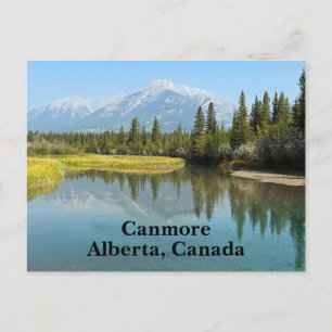 Bow River in Canmore Canada Postcard