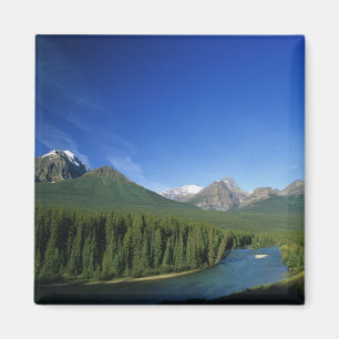 Bow River near Banff National Park in Alberta Magnet