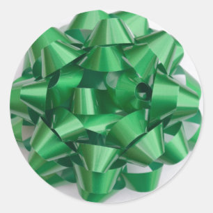 Bow Sticker in Green