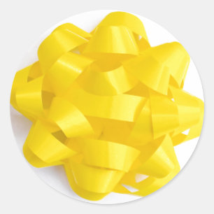 Bow Sticker in Yellow