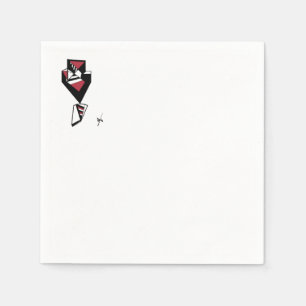 "Bow Tie Affair" cocktail napkins