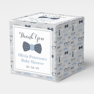 Bow Tie Baby Shower Favour Box