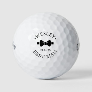 Bow Tie Best Man Golf Balls