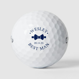 Bow Tie Best Man Golf Balls