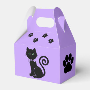 Bow Tie Cat Favour Box