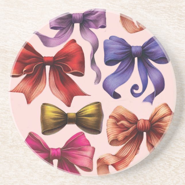 Bow tie coaster (Front)