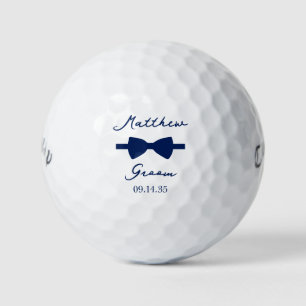 Bow Tie Groom Golf Balls