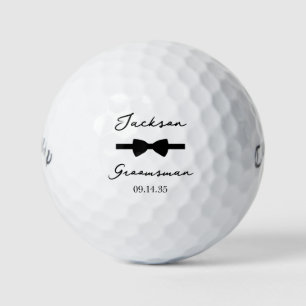 Bow Tie Groomsman Golf Balls