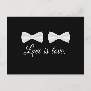 BOW TIE LOVE -.png Postcard