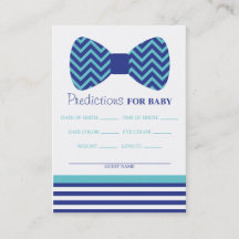 Bow Tie Predictions Card Large Business Card