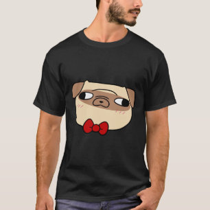 Bow Tie Pug Face 598 T-Shirt