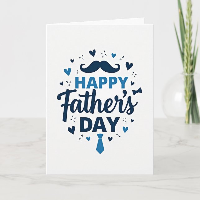 Bow Tie Sweet Fathers Day Card (Front)