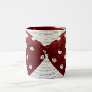 Bow Tie Two-Tone Coffee Mug