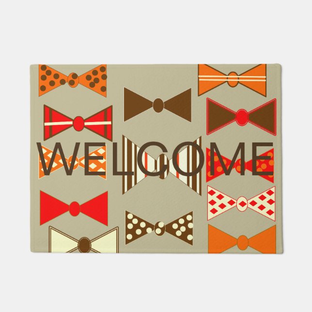 Bow Ties Doormat (Front)