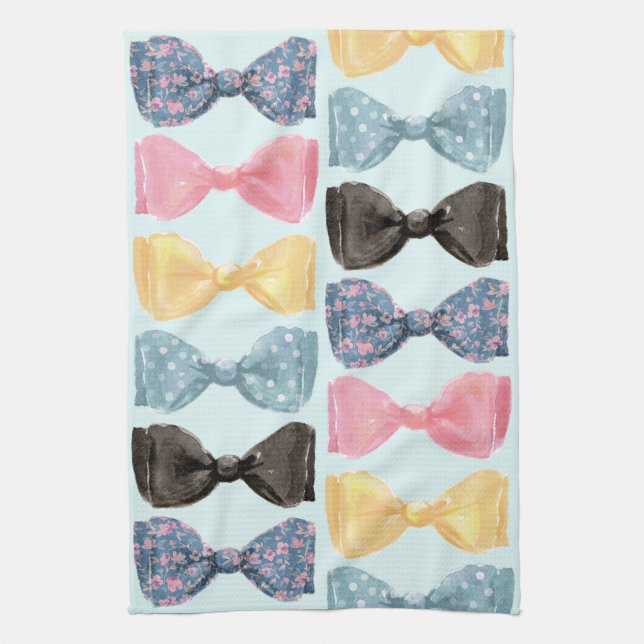 Bow Ties Tea Towel (Vertical)