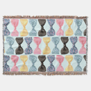 Bow Ties Throw Blanket