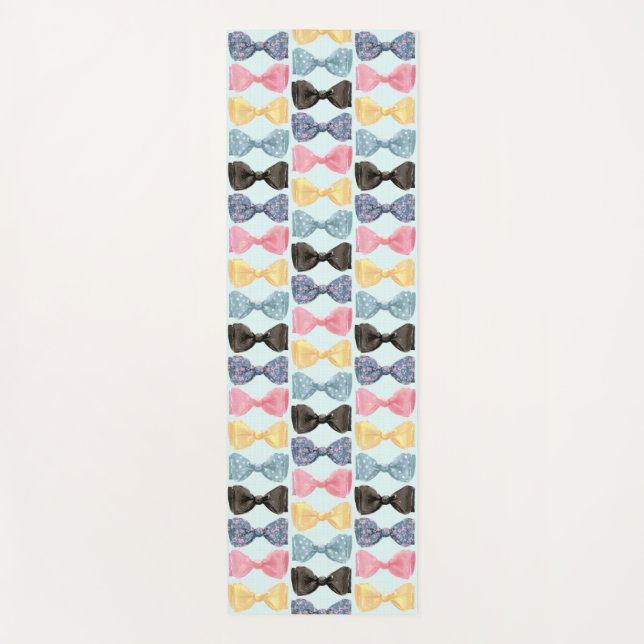 Bow Ties Yoga Mat (Front)