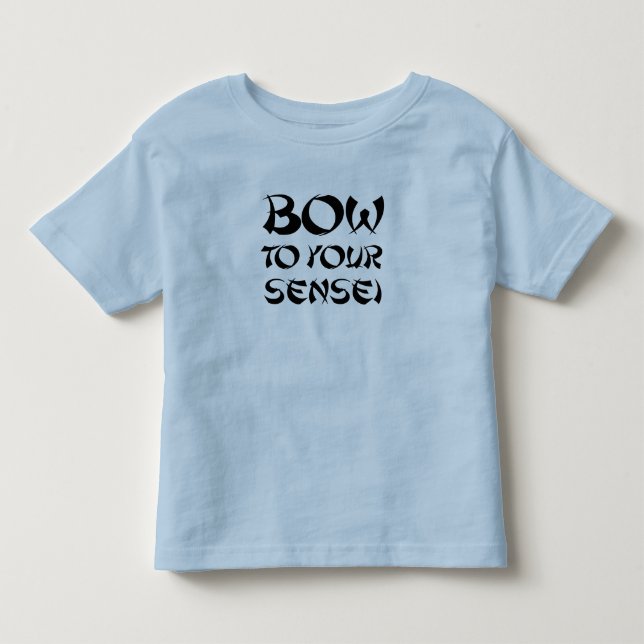 BOW TO YOUR SENSEI T-shirt (Front)
