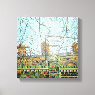 Bow Towers Canvas Print
