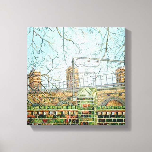 Bow Towers Canvas Print (Front)