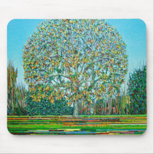 Bow Tree Autumn Mouse Mat