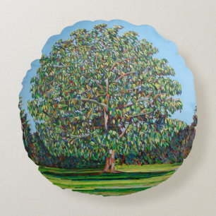 Bow Tree Summer Round Cushion
