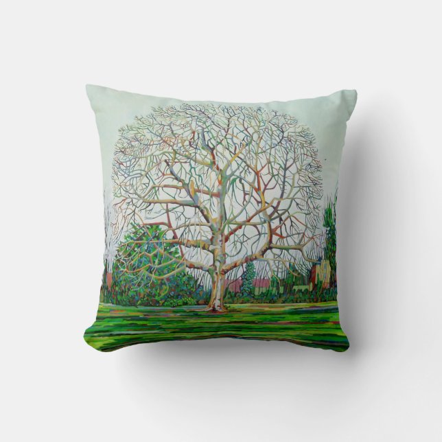 Bow Tree Winter Cushion (Front)