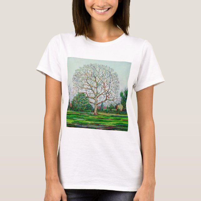 Bow Tree Winter T-Shirt (Front)