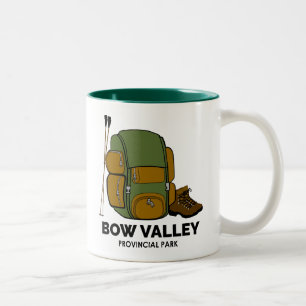 Bow Valley Provincial Park Backpack Two-Tone Coffee Mug