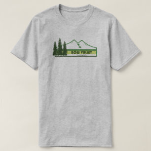 Bow Valley Provincial Park Green Stripes T-Shirt