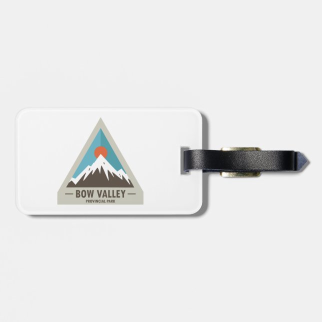 Bow Valley Provincial Park Luggage Tag (Back Horizontal)