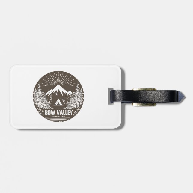 Bow Valley Provincial Park Luggage Tag (Back Horizontal)
