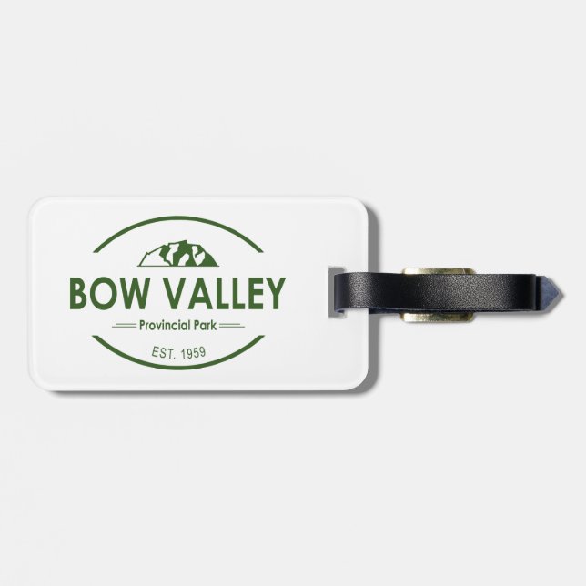 Bow Valley Provincial Park Luggage Tag (Back Horizontal)