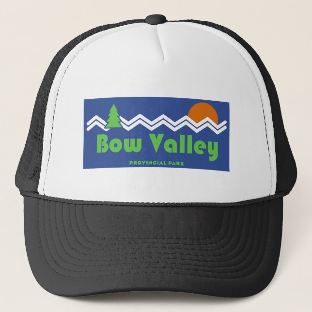 Bow Valley Provincial Park Retro Trucker Hat (Front)