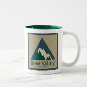 Bow Valley Provincial Park Rustic Two-Tone Coffee Mug