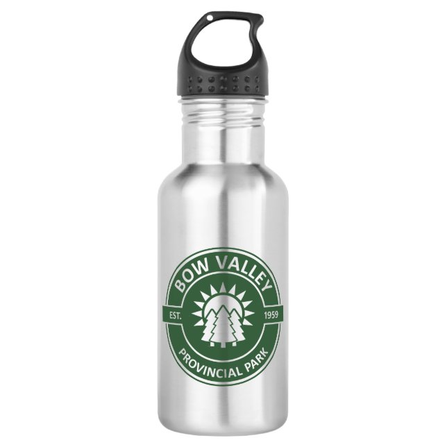 Bow Valley Provincial Park Sun Trees 532 Ml Water Bottle (Front)
