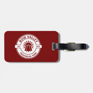 Bow Valley Provincial Park Sun Trees Luggage Tag