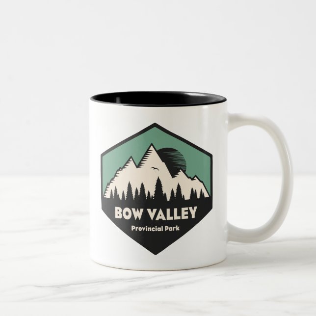 Bow Valley Provincial Park Two-Tone Coffee Mug (Right)