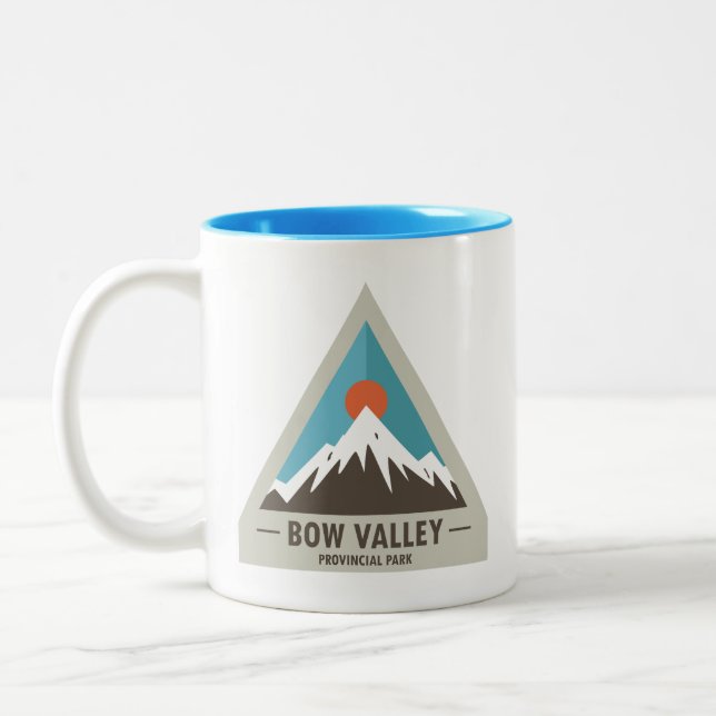 Bow Valley Provincial Park Two-Tone Coffee Mug (Left)
