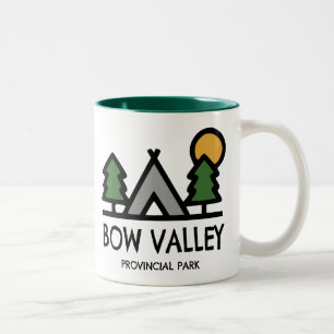 Bow Valley Provincial Park Two-Tone Coffee Mug