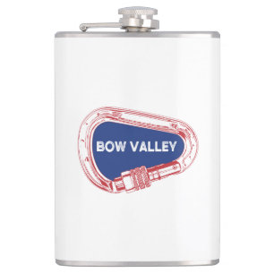 Bow Valley Rock Climbing Carabiner Hip Flask