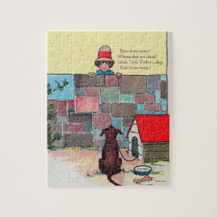 Bow-wow-wow! Whose dog art thou? Nursery Rhyme Jigsaw Puzzle