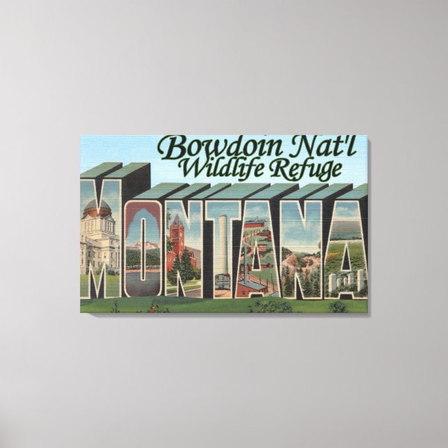 Bowdoin Nat'l Wildlife Refuge, Montana Canvas Print (Front)